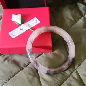 Sakura Agate Bangle Bracelet